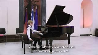 Alexander Denisov plays Scriabin, Nocturne for the left hand, op.9,№2