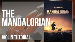 How to play The Mandalorian (AtinPiano Cover) by Ludwig Goransson on Violin (Tutorial)