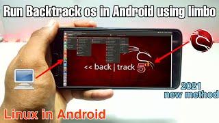 How to Install BackTrack OS on Any Android Phone 2022 | Linux in Android using Limbo PC Emulator