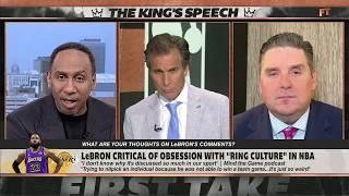 Stephen A. RIPS into LeBron's comments on 'ring culture' ️ 'THEN WHY GO TO MIAMI? | First take