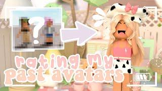 RATING MY PAST AVATARS *EMBARRASSED* || glowiiq  ɞ