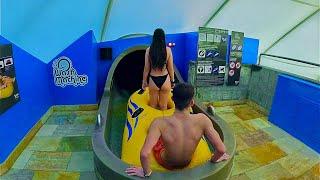 Mega Wash Machine Water Slide at Splash e Spa Tamaro, Switzerland