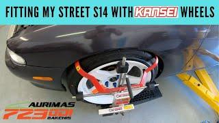 Fitting Kansei Wheels on Odi's S14 Street Car