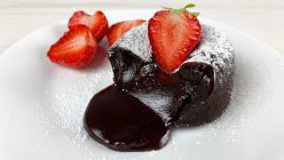 FRENCH DESSERT IN 10 MINUTES | Chocolate fondant