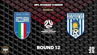 NPL Women's NNSW Round 12 Reserve Grade - Charlestown Azzurri v Newcastle Olympic