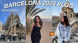 BARCELONA 2024 VLOG (The Beach, Sagrada Familia, Casa Batllò & Parc de la Ciutadella)