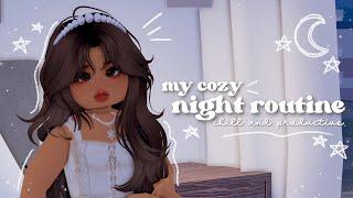 ୨୧˚ my cozy night routine : chill & productive !  cooking, grocery shopping, workout | berry avenue