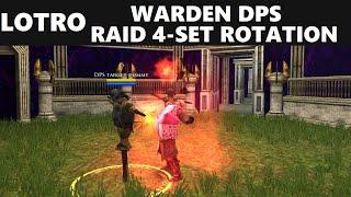 Lotro: Warden Dps Rotation with 4set (Level 130)