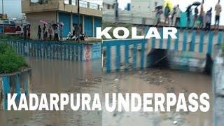 KOLAR KADARPURA RAILWAY UNDERPAS FULL WATER KOLAR TRUE NEWS July 20, 2020