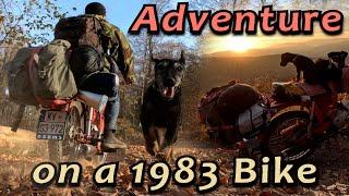 UNFORGETTABLE ADVENTURE on a 1983 Tomos T14: Camping in the Wild with Two Loyal Companions