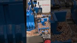 Fully Automated CNC Wood Lathe for Mass-Producing Wooden Handles | Tool & Furniture Handle Solution