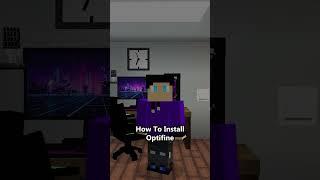 How To Install Optifine #shorts