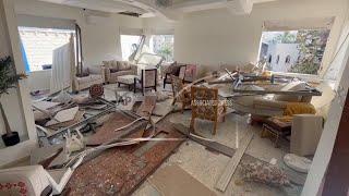 Heavy damage to apartment building in northern Israeli town of Tamra after Iranian strike