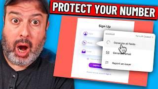 You MUST protect your cell phone number!