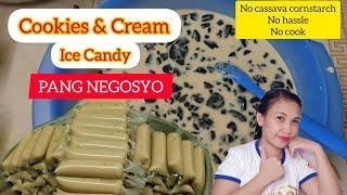 HOW TO MAKE COOKIES & CREAM ICE CANDY  WITH COSTING [ BUSINESS IDEAS]  | tweetiebirds vlog