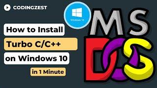 How to Download and Install Turbo C/C++ on Windows 10 [2022] | Turbo C++ Installation on Windows 10