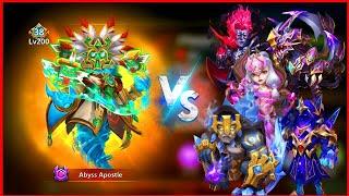 Abyss Apostle Vs Top 15 Heroes of Castle clash Апостол бездны против 15 героев