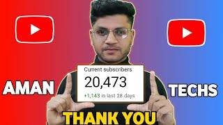  Channel Trailer Video - Congratulations 20k Subscribers Completed on Aman Techs Yt Channel 