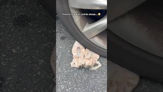 FASTEST Way to Break in Your Ballet Pointe Shoes! 🩰           #shorts #ballet #ballerina #short