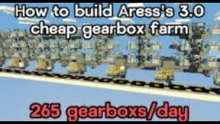 How to build Arress's 3.0 Cheap Gearbox farm (Roblox islands)