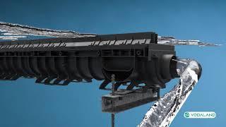 Vodaland - Plastic SLOT Drain L-Type H25 installation