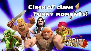 Clash of clans - Funny moments (w/ Godson)