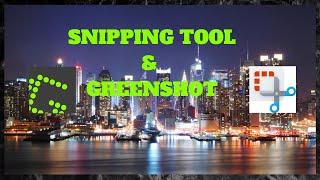 How to use the Windows Snipping tool and Greenshot Screenshot software