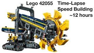 Lego 42055 Bucket Wheel Excavator Speed Building Time-Lapse 12 hours