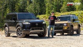 2024 Toyota Land Cruiser vs Lexus GX 550 Overtrail Off-Road Shootout