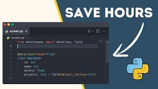 Python Data Classes: Simplify Your Code and Save HOURS