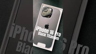 unboxing iphone 16 pro | black titanium | 256GB | asmr
