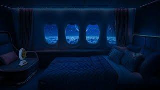 Pure Airplane Brown Noise No Ads | Block Out Distractions & Sleep Instantly | Dark Plane ASMR