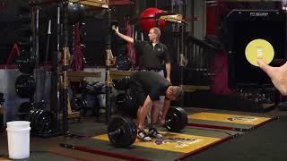 Power Clean Exercise Using the Velocity Based Training Bar Sensei