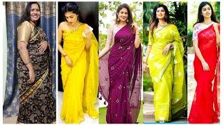 Latest Saree Design 2023 | Designer Silk Sarees | Silk Saree Ideas | Silk Sarees #saree #sarees