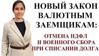 Новый закон про освобождение от НДФЛ с додаткового блага для заемщиков по кредитам в инвалюте в 2021