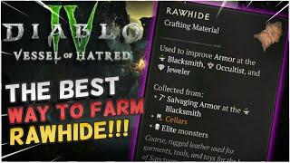 Diablo 4 How to Farm Rawhide in Vessel of Hatred!