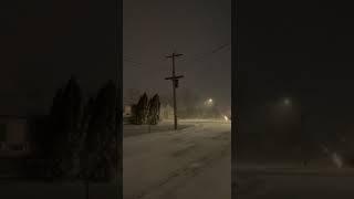 Power Line Arching December 2022 Blizzard