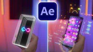 Augmented Hologram Phone VFX Tutorial in After Effects