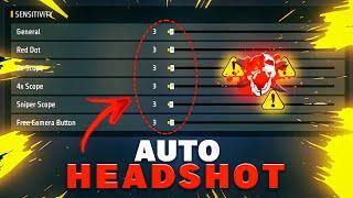 (AUTO HEADSHOT) Sensitivity Setting in Free Fire | 2gb, 4gb, 6gb, 8gb Ram Settings | Free Fire Max