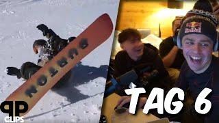 Papaplatte & Rumathra schauen die Besten Clips vom Snowtrip! - Tag 6