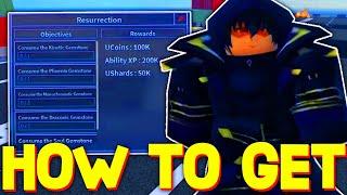 HOW TO GET CID SHADOW KAGENOU SHOWCASE in AUT! ROBLOX A UNIVERSAL TIME