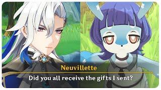 Neuvillette Buys Gifts for All Melusines (Cutscene) Anecdote Interaction | Genshin Impact 5.7