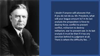 William Borah AGAINST League of Nations