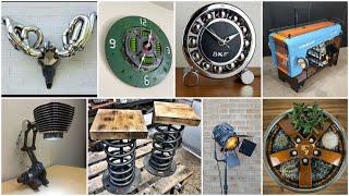 Awsome Old car parts home decor ideas | car furniture | #upcycling #decor