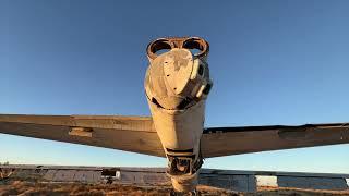 Abandoned B-52s in Mojave Desert