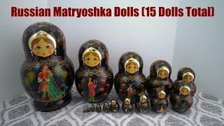 My Nesting Doll Collection #0038 – Russian Matryoshka (15 Dolls Total)