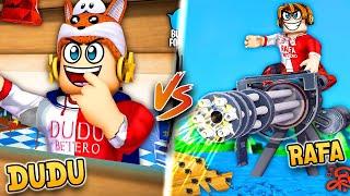 Batalha de MEGA CONSTRUÇÕES no Build a Boat - DUDU Betero VS Rafinha Betero (Roblox)