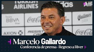 La conferencia de prensa hoy de Marcelo Gallardo en su vuelta a RIVER