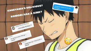 KAGEYAMA IS OBLIVIOUS?! KOMORI HAS A KINK?! || #kagsisnoapple || Haikyuu Texting Story