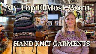 My Top 10 Most Worn Hand Knit Garments // New Zealand knitter